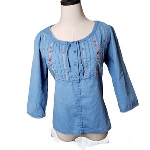 PEASANT BLOUSE BY ANDREW &CO